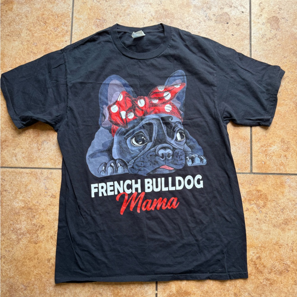 Black French Bulldog Graphic T-Shirt